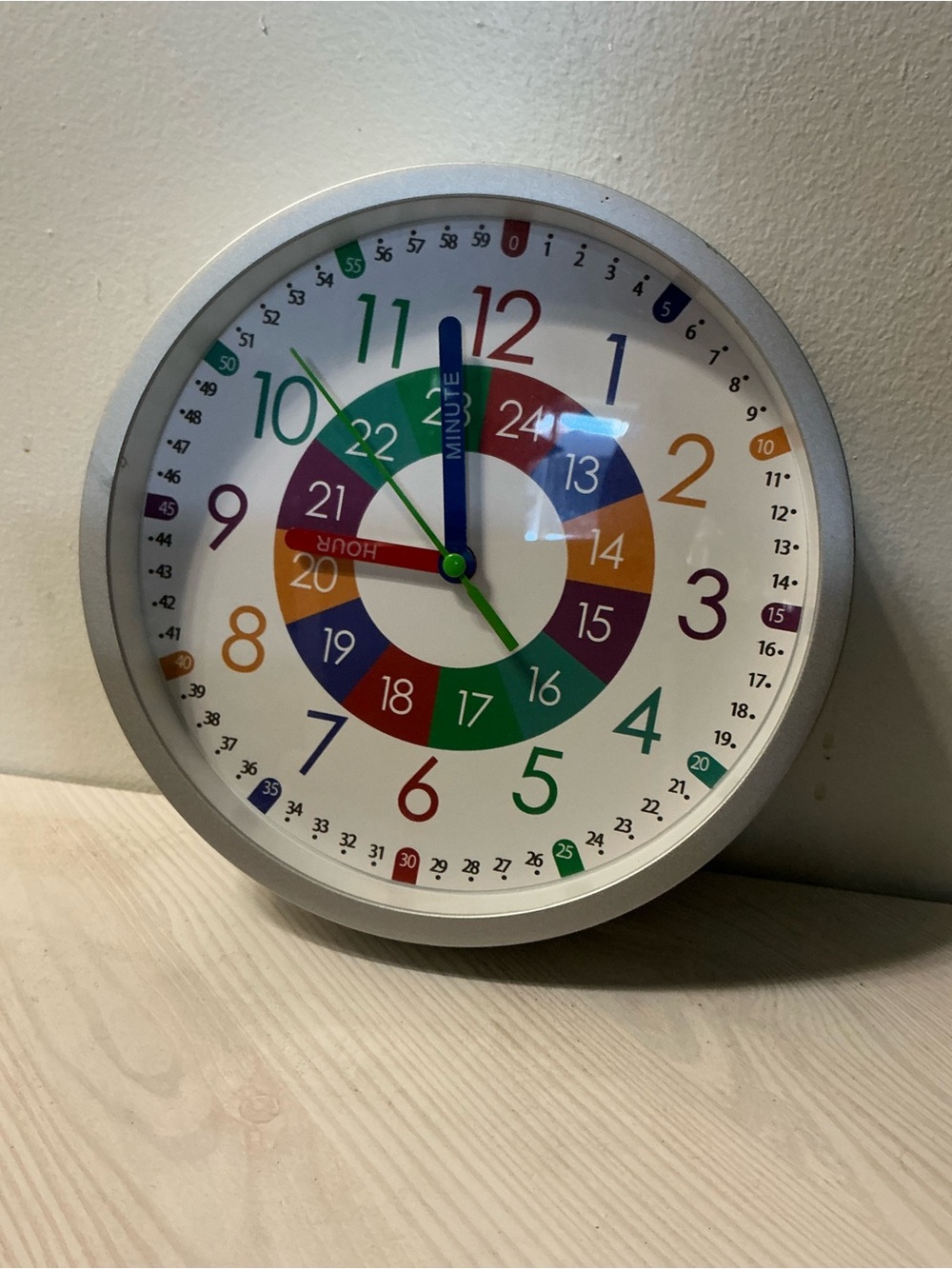 24 hour wall clock